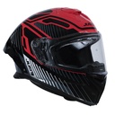 CASCO JUST1 J-STR TACTICAL RED/SILVER GLOSS L