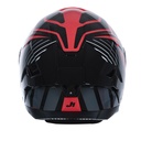 CASCO JUST1 J-STR TACTICAL RED/SILVER GLOSS L