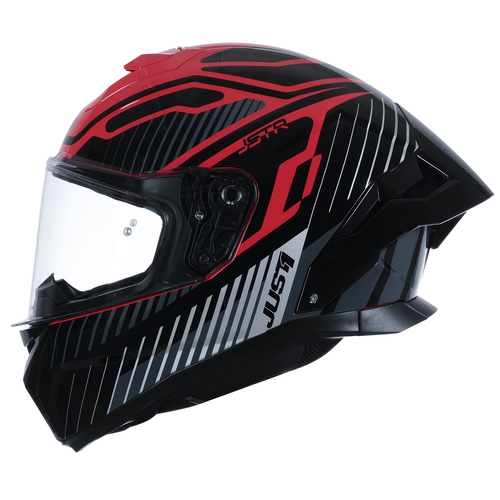 CASCO JUST1 J-STR TACTICAL RED/SILVER GLOSS XL