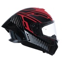 CASCO JUST1 J-STR TACTICAL RED/SILVER GLOSS XL