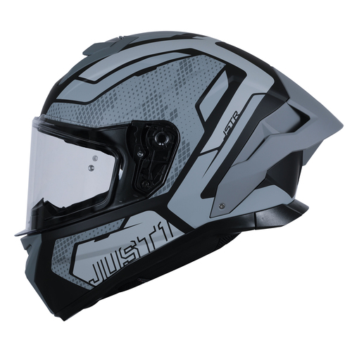 CASCO JUST1 J-STR UNION BLACK/GREY MATT XXL