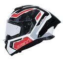 CASCO JUST1 J-STR UNION RED/WHITE GLOSS XXL