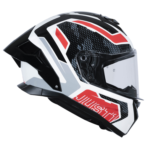 CASCO JUST1 J-STR UNION RED/WHITE GLOSS XXL