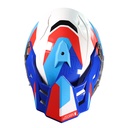 CASCO JUST1 J34 PRO GLOBE BLUE/RED/WHITE GLOSS L