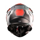 CASCO JUST1 J34 PRO GLOBE FLUO RED/BLACK MATT XL