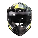CASCO JUST1 J34 PRO GLOBE FLUO YELLOW/BLACK MATT M