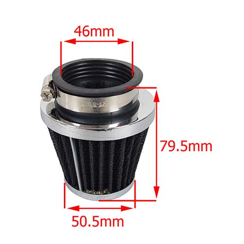 FILTRO DE AIRE CONICO 46mm STD