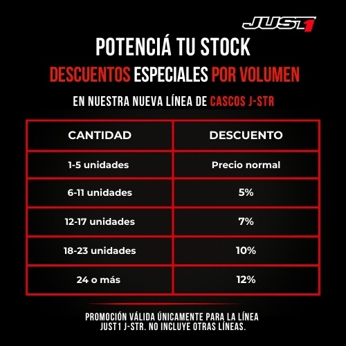 CASCO JUST1 J-STR UNION RED/WHITE GLOSS M