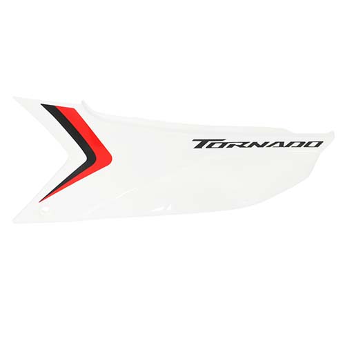 CACHA BAJO ASIENTO HONDA XR300L TORNADO (2025+) BLANCO LADO IZQUIERDO MTC