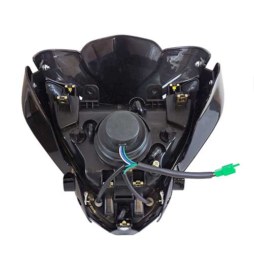 FAROL DEL. (OPTICA) COMPLETO BAJAJ ROUSER NS200 ROJO FONGROUND EXCLU