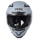 CASCO SNAIL FF871 DOBLE VISOR GREY MATT XXL