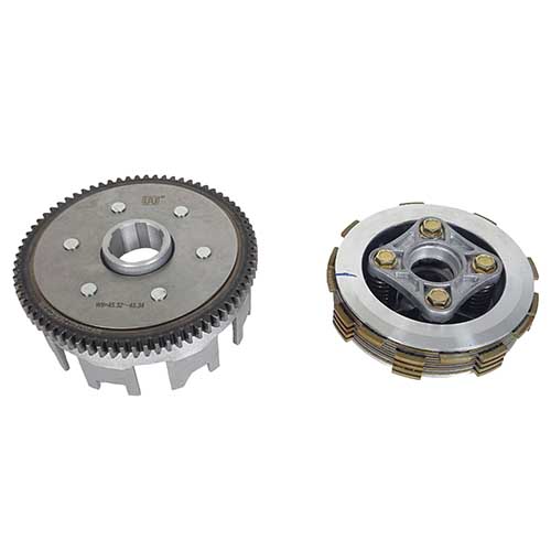 EMBRAGUE COMPLETO HONDA STORM/CG125/TITAN 72T (CANASTA + CAMP.INTERIOR) STD