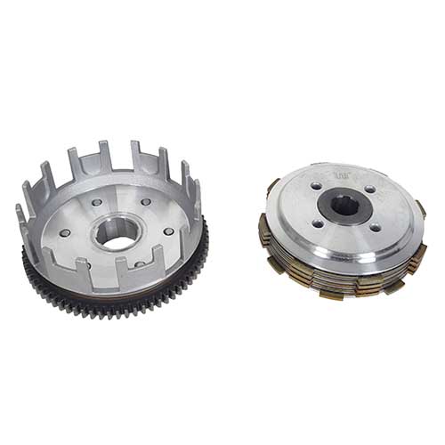 EMBRAGUE COMPLETO HONDA STORM/CG125/TITAN 72T (CANASTA + CAMP.INTERIOR) STD