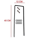 SOPORTE CANASTO P/EJE BICI PLASTICA VC (648)
