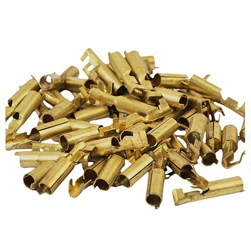 TERMINAL TUBO HEMBRA Ø 4mmm BRONCE X 100 U. PLASTICA VC (703)