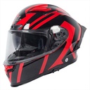 CASCO SNAIL FF871 DOBLE VISOR RED/BLACK M