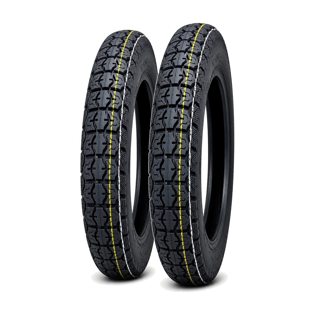 JUEGO CUBIERTAS SY-003/SY-003 DEL 275X18 + TRAS 300X18