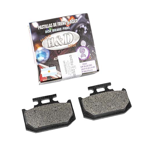 PASTILLA DE FRENO MOTOMEL XMM 250 DELANTERA HYD (157)