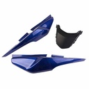 CACHA BAJO ASIENTO + UNION COLIN H. CG150 NEW TITAN AZUL (3PCS) MTC