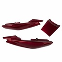 CACHA BAJO ASIENTO + UNION YAMAHA YBR125 ED FACTOR ROJO (3PCS) MTC