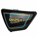 CACHA LATERAL SUZUKI GN125 NEGRO LADO IZQUIERDO MTC