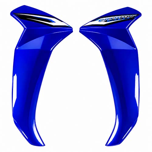 CUBRE PIERNA EXTERIOR YAMAHA NEW CRYPTON 110 AZUL (JGO) MTC