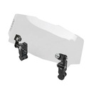 DEFLECTOR DE PARABRISA UNIVERSAL  CRISTAL C/SOPORTES MTC