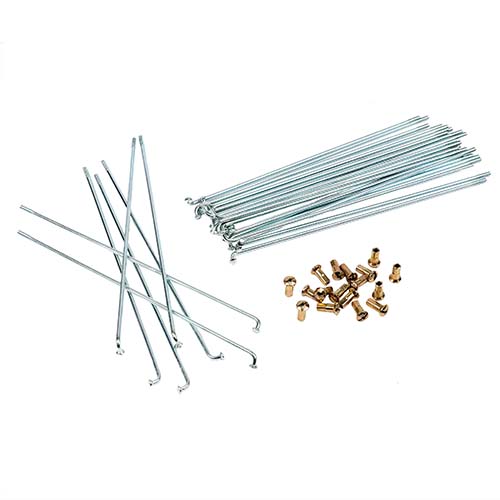 RAYOS 33 C/NIPLES HONDA NX 150/400 FALCON DEL. 3.5x230mm X JGO 18pcs