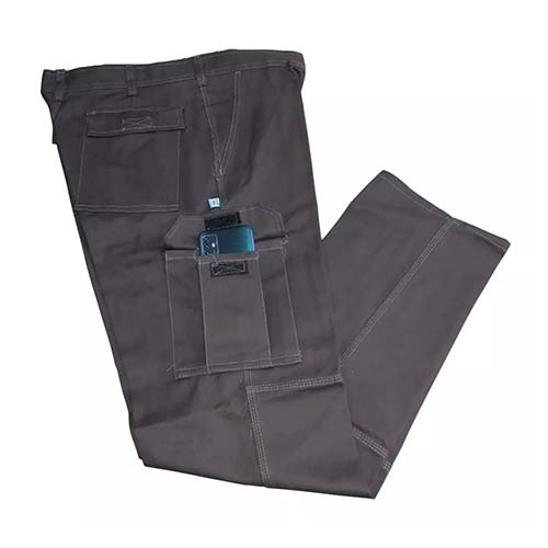 PANTALON C/REC. CELULAR GRIS OSCURO OMBU T.42 (RPA0287-697-42)