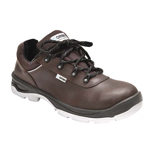 ZAPATILLA OZONO PLUS P/ACERO MARRON OMBU T.46 (1OO01F1-ZAM-46)