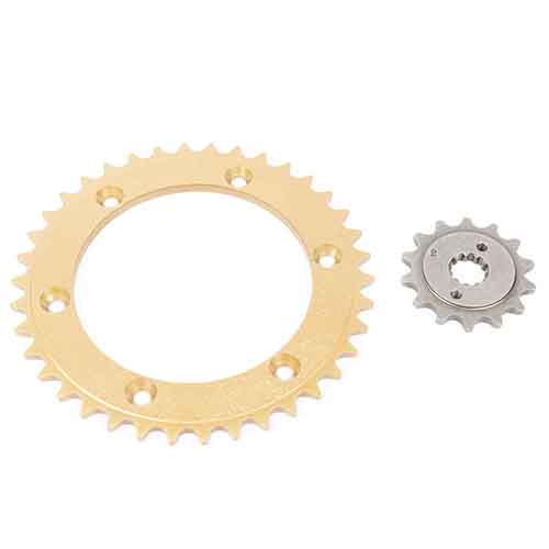 CORONA Y PIÑON HONDA XR 250 TORNADO (38-14) CREUSO (9131-KIT)