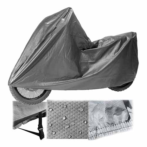 CUBRE MOTO IMPERMEABLE FILTRO UV TALLE L DINAMIC