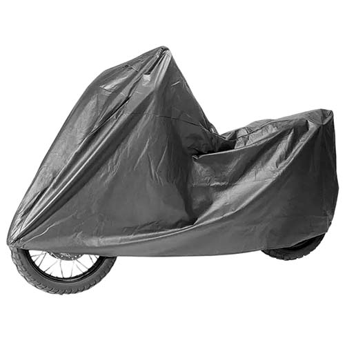 CUBRE MOTO IMPERMEABLE FILTRO UV CON BAUL TALLE XL DINAMIC