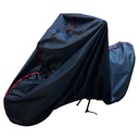 CUBRE MOTO SILVER NEGRO TALLE L DINAMIC