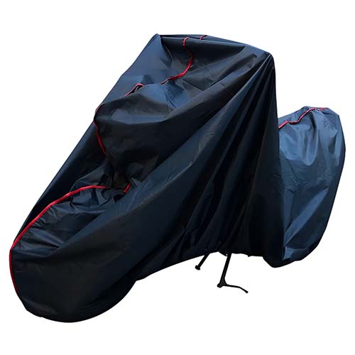 CUBRE MOTO SILVER NEGRO TALLE XL DINAMIC