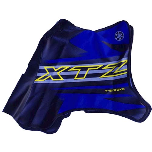 FUNDA TANQUE YAMAHA XTZ125 NEGRO/AZUL/AMARILLO FMX (TYG 51 P-NAY)