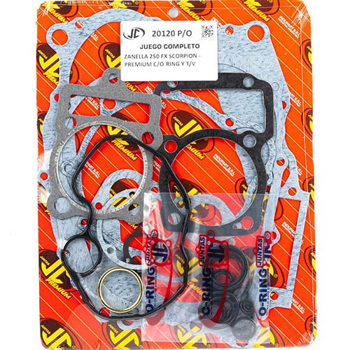 JUNTA ZANELLA 250 FX SCORPION PREMIUM C/ORING JC (20120P/O)