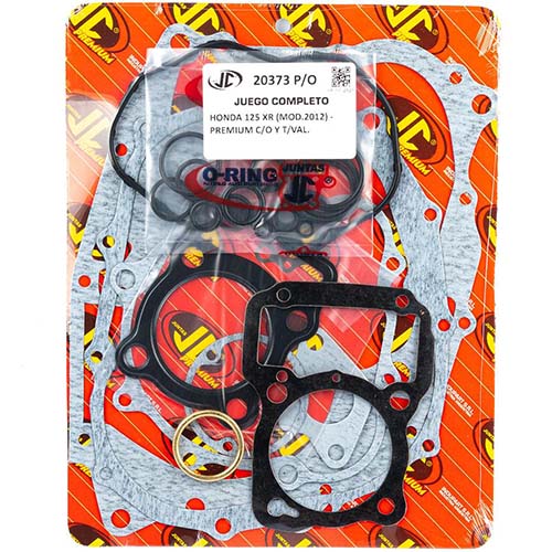 JUNTA HONDA 125 XR M. 2012 PREM. C/ORING Y T/V JC (20373P/O)