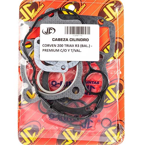 JUNTA TAPA DE CILINDRO CORVEN 200 TRIAX R3 (BAL) PREMIUM C/ORING JC (21517P/O)