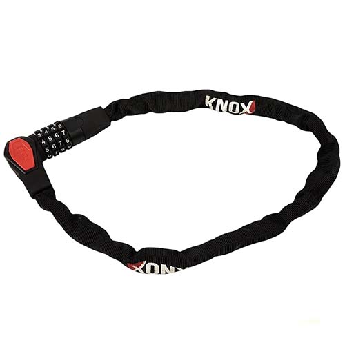 LINGA CADENA ACERADA KNOX 6025 75CMx6mm (CON COMBINACION)