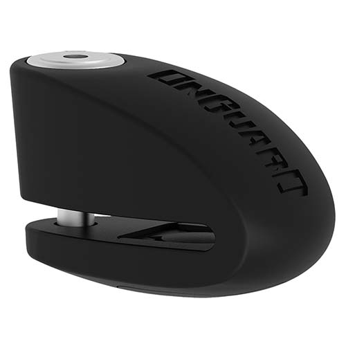 TRABA DISCO CON ALARMA 120DB 8246 10mm NEGRO ACERO INOXIDABLE ONGUARD