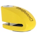 TRABA DISCO CON ALARMA 120DB 8263 10mm AMARILLO ONGUARD