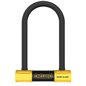 TRABA U CON ALARMA 8267 120DB 8.5cmX15cm + SOPORTE ONGUARD