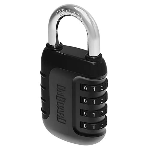 CANDADO 8243 40mm CON COMBINACION NEON NEGRO ONGUARD