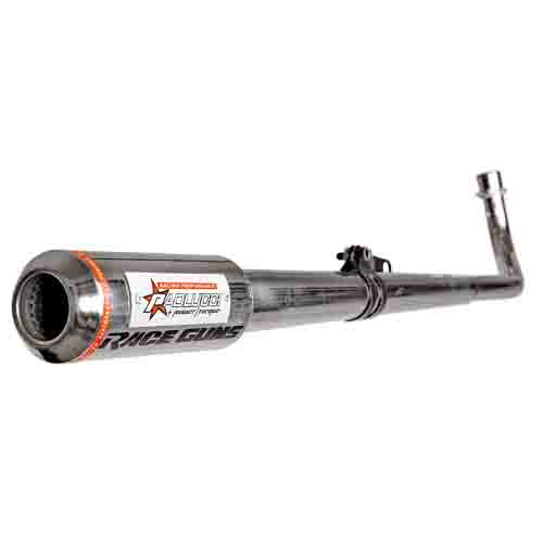 ESCAPE MOTO 110 ST1 CROMO LIBRE +140 CC RACING/COMPETICION PAOLUCCI (EM110P12-C+140)