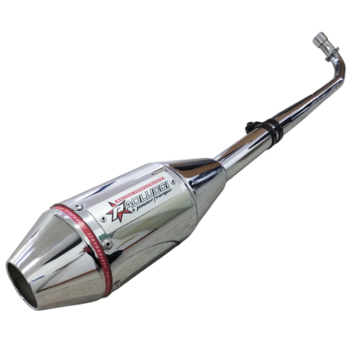 ESCAPE MOTO 110 ST2 CROMO DEPORTIVO PAOLUCCI (EM110P22-D)