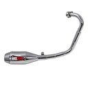 ESCAPE MOTO YAMAHA XTZ 125 ST2 CROMO DEPORTIVO POR ABAJO PAOLUCCI (EM125XTZ22-DDOWN)