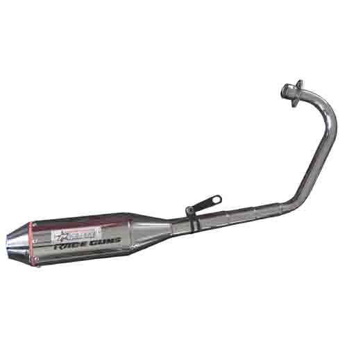 ESCAPE MOTO ZANELLA RX 150 ST3 CROMO DEPORTIVO (VARILLERO) CON SORDINA PAOLUCCI (EM150RX32-D)