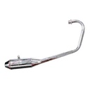 ESCAPE MOTO HONDA NEW CG TITAN 150 ST3 CROMO DEPORTIVO CON SORDINA PAOLUCCI (EM150NEWCG32-D)