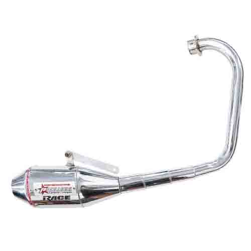 ESCAPE MOTO HONDA XR 150 ST2 CROMO DEPORTIVO POR ABAJO PAOLUCCI (EM150XR22-DDOWN)